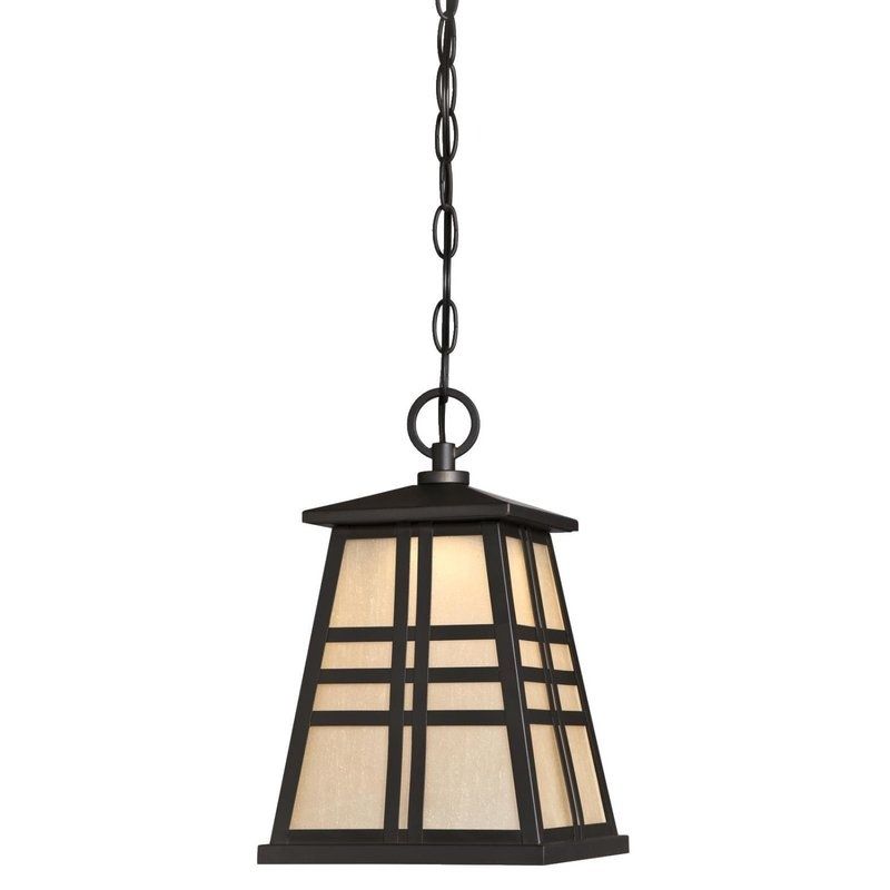 Gracie Oaks Linjia 1 Light Led Outdoor Hanging Lantern & Reviews Regarding Led Outdoor Hanging Lanterns (View 10 of 10)