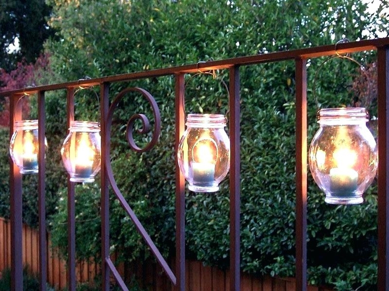 Featured Photo of  Best 10+ of Outdoor Hanging Lanterns Candles