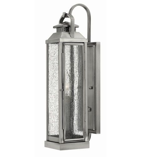 Hinkley Lighting Revere 1 Light Outdoor Wall In Pewter 1180pw Intended For Pewter Outdoor Wall Lights (View 3 of 10)