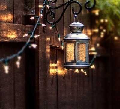 I Like The Idea Of Hanging Lanterns And Lights From The Fence. Great For Hanging Outdoor Lights On Fence (Photo 3 of 10)