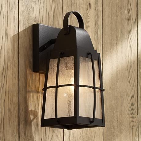 Kichler Tolerand Seedy 12" High Black Outdoor Wall Light | Outdoor For Outdoor Wall Lighting At Kichler (View 3 of 10)