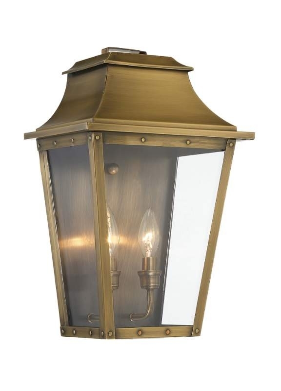 Lighting 8424 Coventry 2 Light Outdoor Wall Sconce With Clear Glass Intended For Acclaim Lighting Outdoor Wall Lights (Photo 1 of 10)