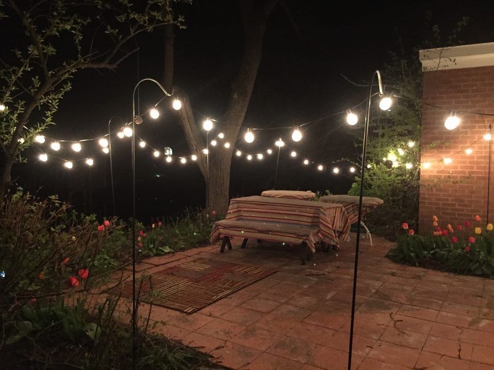 Lighting : Excellent Outdoor String Lighting Ideas Bulb Lights Zhis Within Hanging Outdoor String Lights At Target (View 9 of 10)