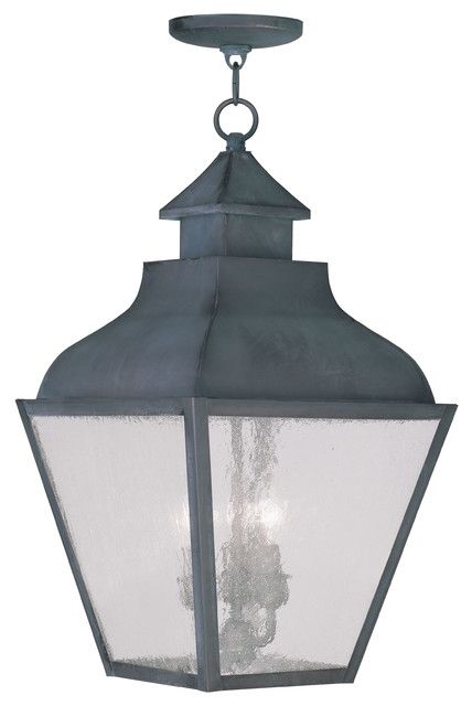 Livex Lighting – Vernon Outdoor Chain Hang Light, Bronze & Reviews Regarding Houzz Outdoor Hanging Lights (View 3 of 10)