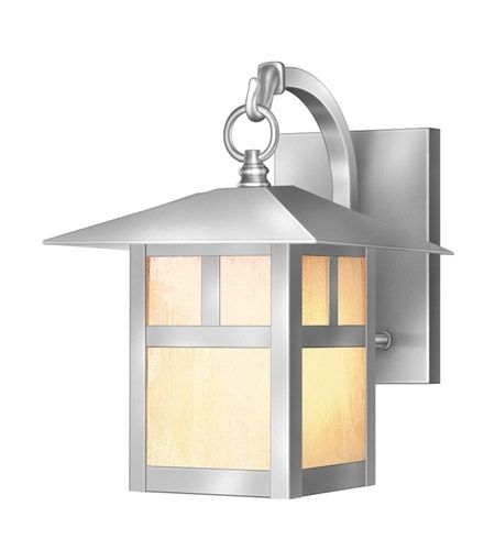 Livex Montclair Mission 1 Light Outdoor Wall Lantern In Brushed With Nickel Outdoor Wall Lighting (View 7 of 10)