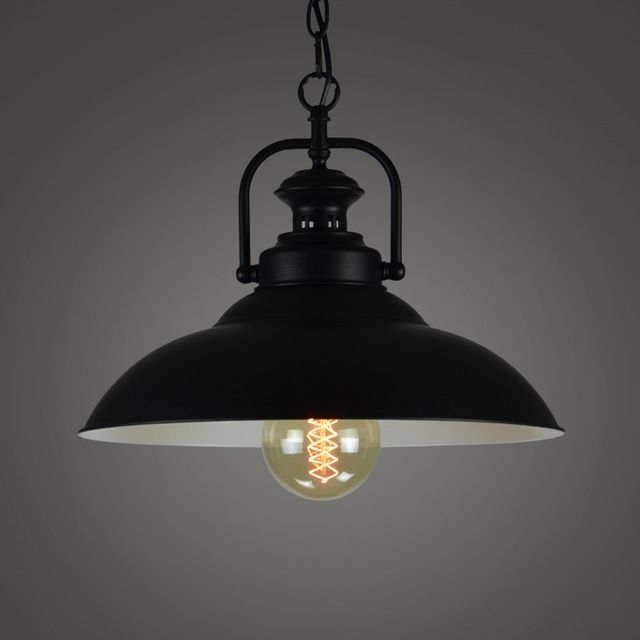 Loft Bar Black Iron American Vintage Retro Pendant Light Dining Room With Regard To Vintage Outdoor Hanging Lights (View 3 of 10)