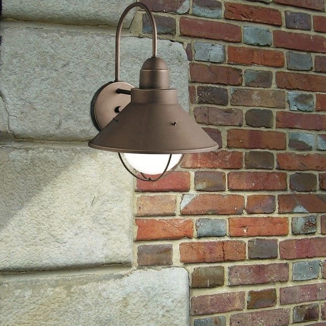 Lovely Kichler Outdoor Wall Sconce 9168 Lantana Collection 1 Light With Regard To Kichler Outdoor Lighting Wall Sconces (View 10 of 10)