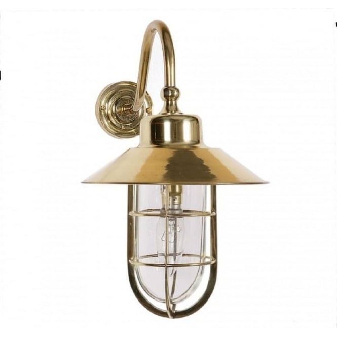 Featured Photo of 10 Inspirations Brass Outdoor Wall Lighting