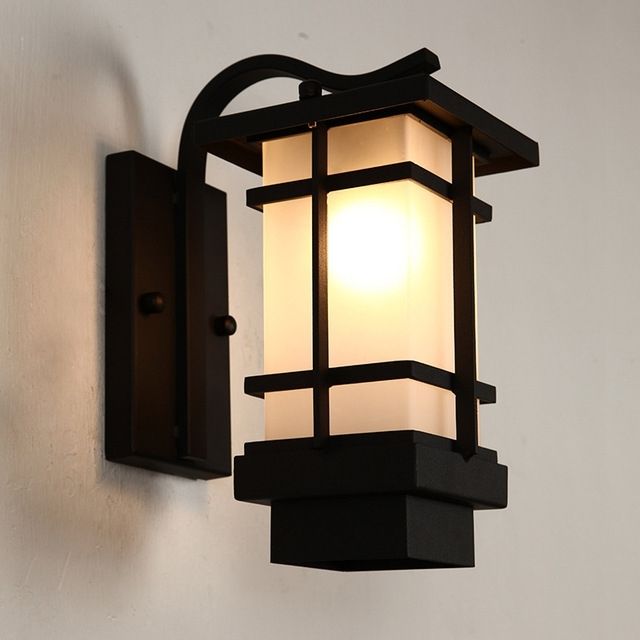 New Chinese Classical Outdoor Lighting Patio Lamp Wall Lamp Japanese Within Japanese Outdoor Wall Lighting (View 1 of 10)