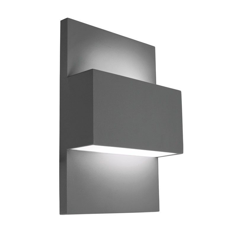 Norlys Geneve 18w Twin Outdoor Wall Light – Graphite – Lighting Direct Intended For Outdoor Wall Lights With Pir (View 2 of 10)