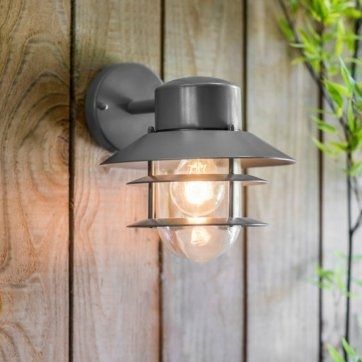 Outdoor Lighting, Outside Lights, Outdoor Wall Lights & Exterior With Regard To Grey Outdoor Wall Lights (Photo 4 of 10)