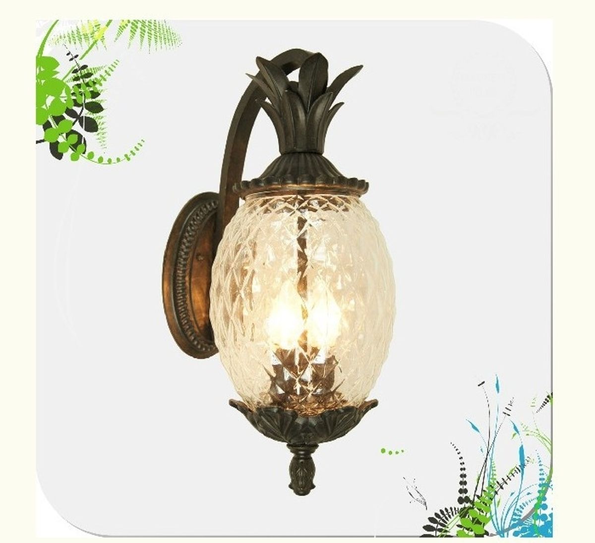 10 The Best Pineapple Outdoor Wall Lights 9041