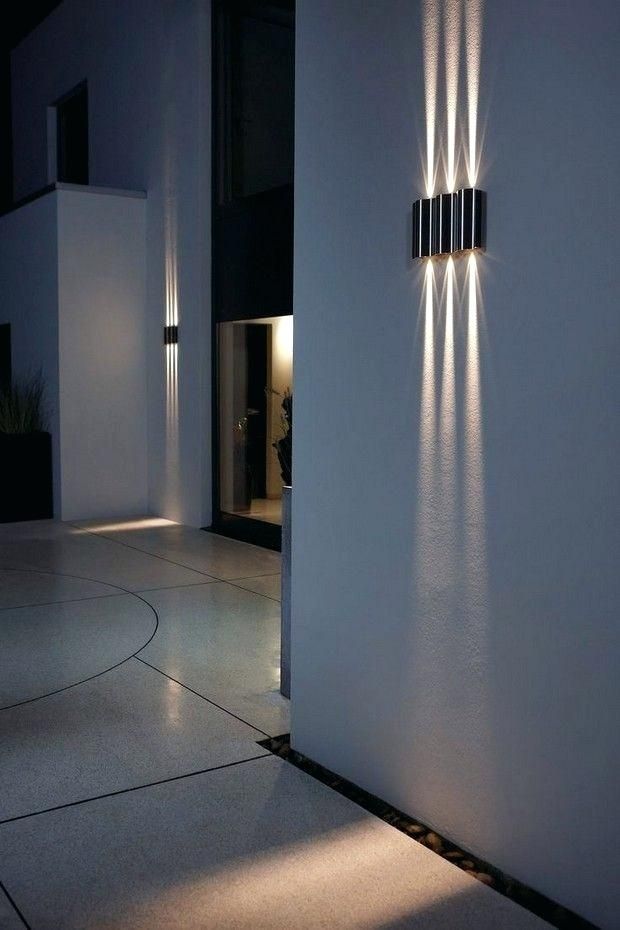Outdoor Wall Mounted Accent Lighting Best Modern Lights Ideas On Inside Outdoor Wall Mounted Accent Lighting (Photo 8 of 10)