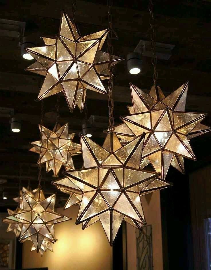 Pinanna Mykoniati On Home | Pinterest | Lights Inside Outdoor Hanging Star Lanterns (Photo 1 of 10)