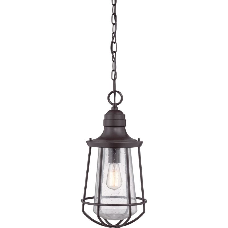 Quoizel Mre1909wt Marine Nautical Western Bronze Finish 9.5" Wide With Nautical Outdoor Hanging Lights (Photo 1 of 10)