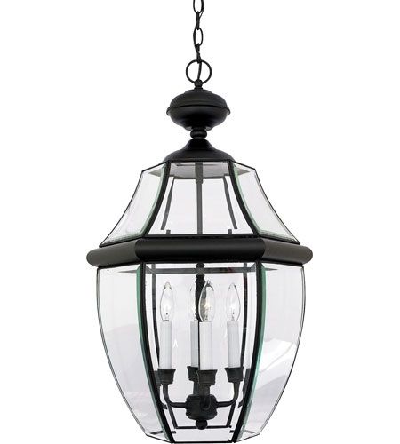 Quoizel Ny1180k Newbury 4 Light 16 Inch Mystic Black Outdoor Hanging Pertaining To Quoizel Outdoor Hanging Lights (Photo 1 of 10)