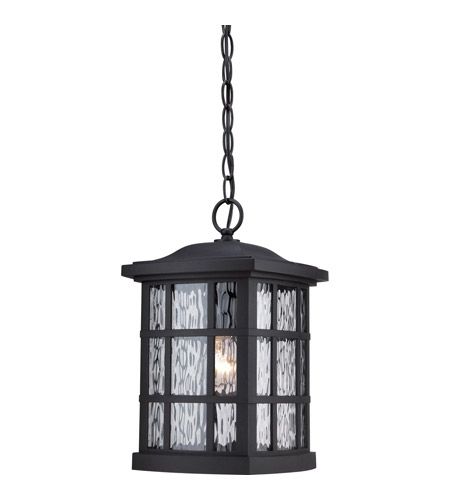 Quoizel Snn1909k Stonington 1 Light 10 Inch Mystic Black Outdoor In Quoizel Outdoor Hanging Lights (View 6 of 10)