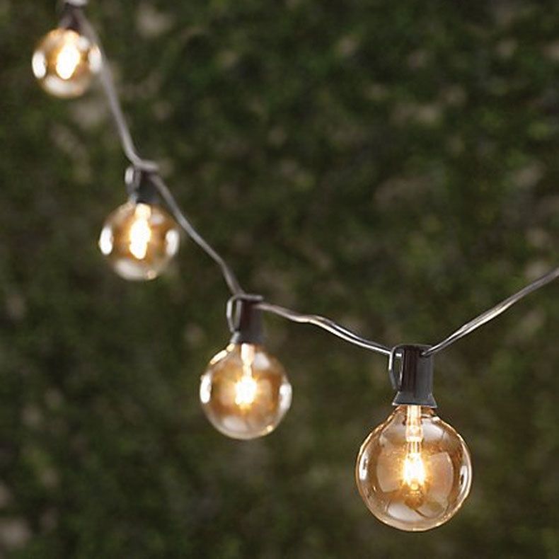 Featured Photo of 10 Inspirations Outdoor Hanging String Light Bulbs