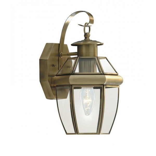 Searchlight 8067ab | 1 Light Traditional Outdoor Wall Light Inside Traditional Outdoor Wall Lights (Photo 1 of 10)