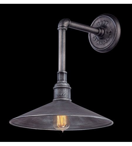 Troy Lighting B2772 Toledo 1 Light 17 Inch Old Silver Outdoor Wall For Troy Lighting Outdoor Wall Sconces (View 8 of 10)