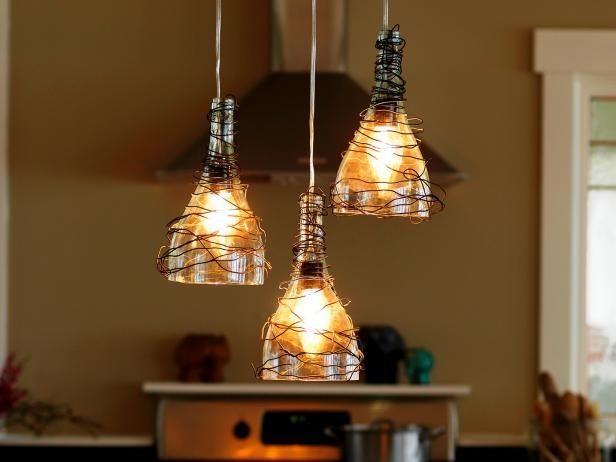 Upcycle Wine Bottle Into Pendant Light Fixtures | How Tos | Diy Pertaining To Making Outdoor Hanging Lights From Wine Bottles (View 4 of 10)