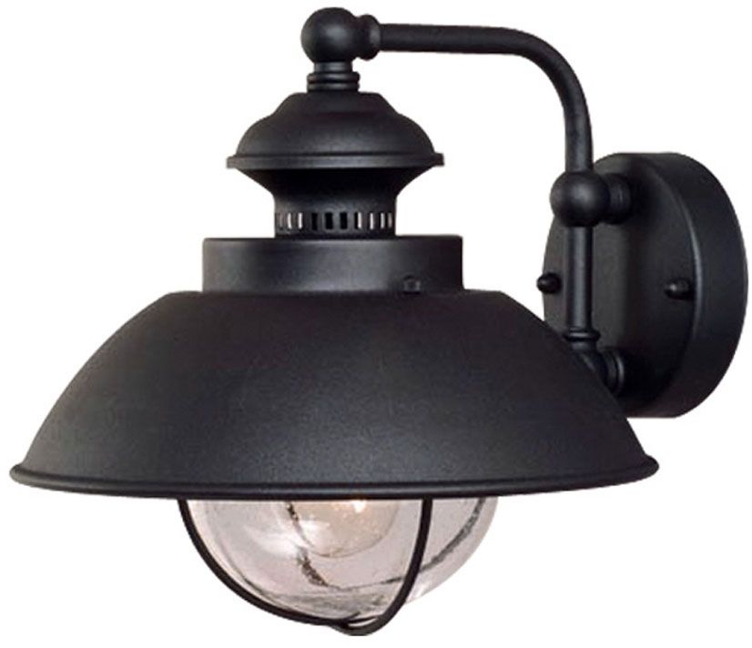 Vaxcel Ow21501tb Harwich Nautical Textured Black Finish 11.5" Wide In Nautical Outdoor Wall Lighting (Photo 1 of 10)