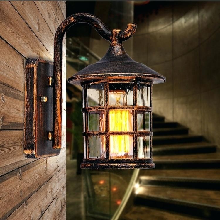 Vintage Outdoor Wall Lights S S S Vintage Outdoor Wall Sconce Pertaining To Retro Outdoor Wall Lighting (View 6 of 10)