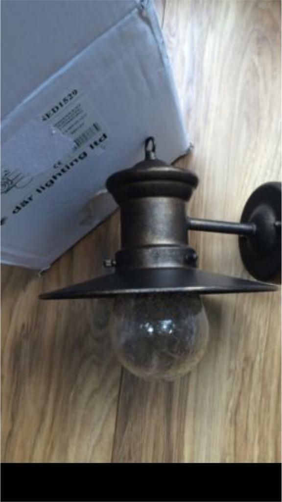 X3 Sedgewick Outdoor Wall Lights Never Been Used. | In Mansfield Pertaining To Outdoor Wall Lights At Gumtree (Photo 7 of 10)