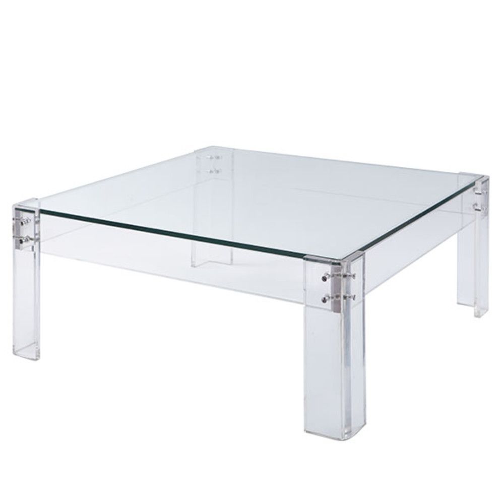 13 Lucite And Glass Coffee Table Pictures | Coffee Tables Ideas Within Disappearing Coffee Tables (View 4 of 30)
