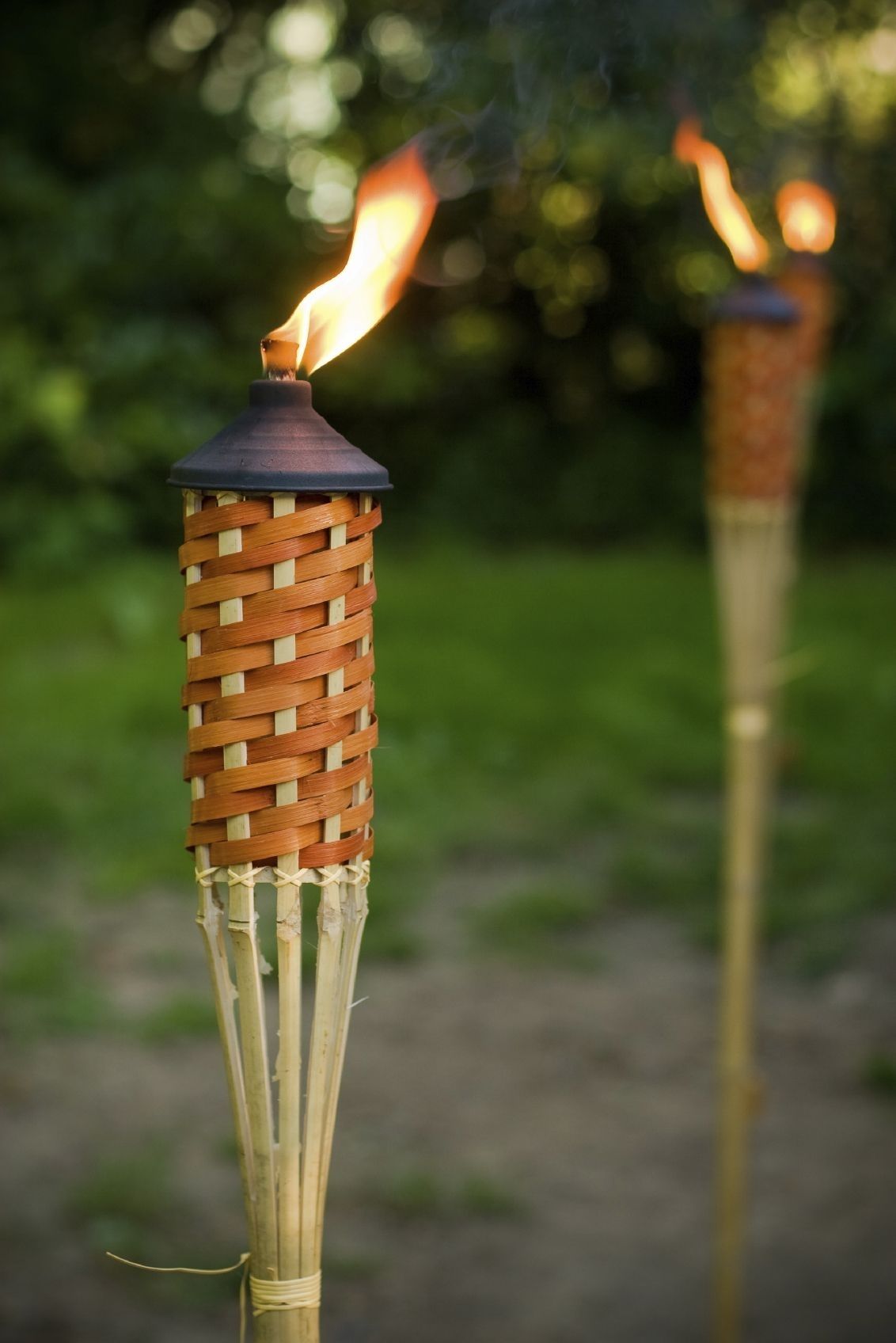 15 Backyard Tiki Torches | Wedding On A Budget | Pinterest | Tiki Within Outdoor Tiki Lanterns (Photo 1 of 20)