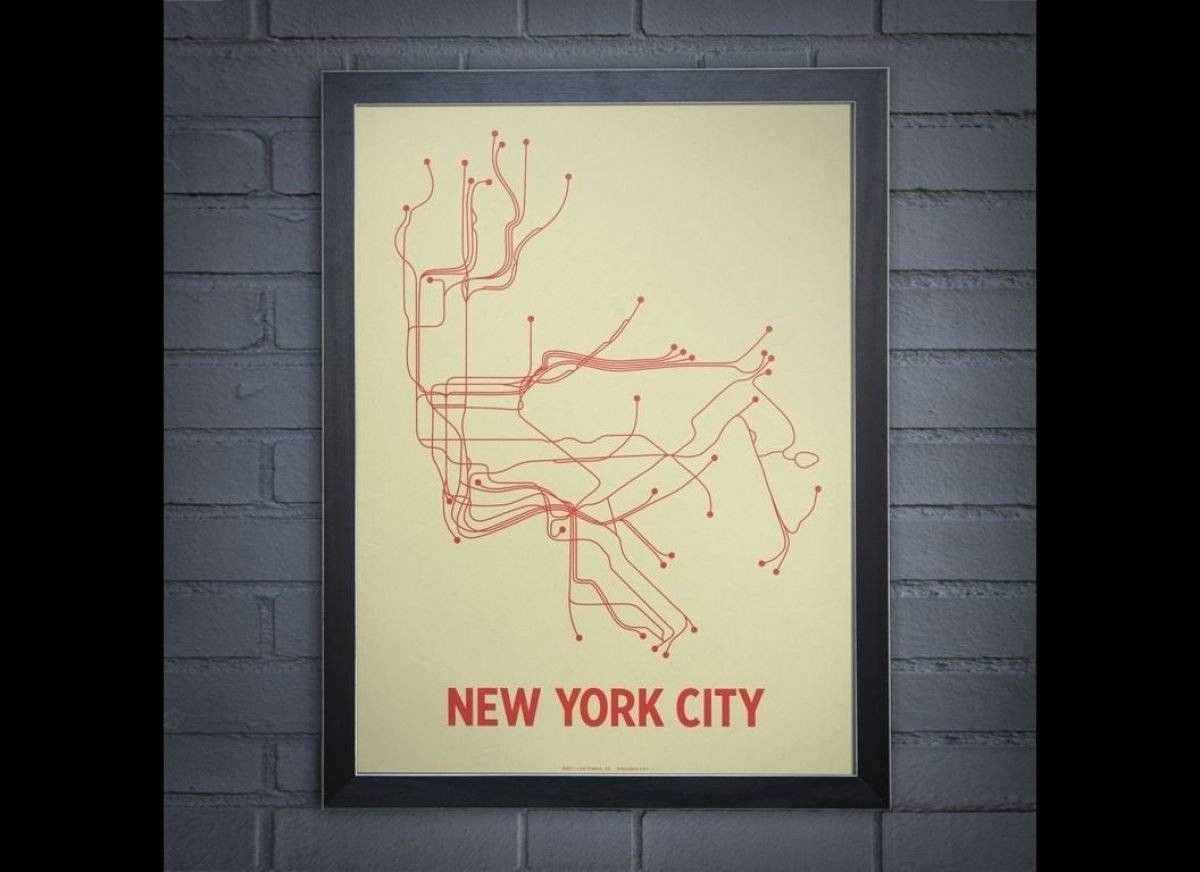 Featured Photo of 2024 Best of Nyc Subway Map Wall Art