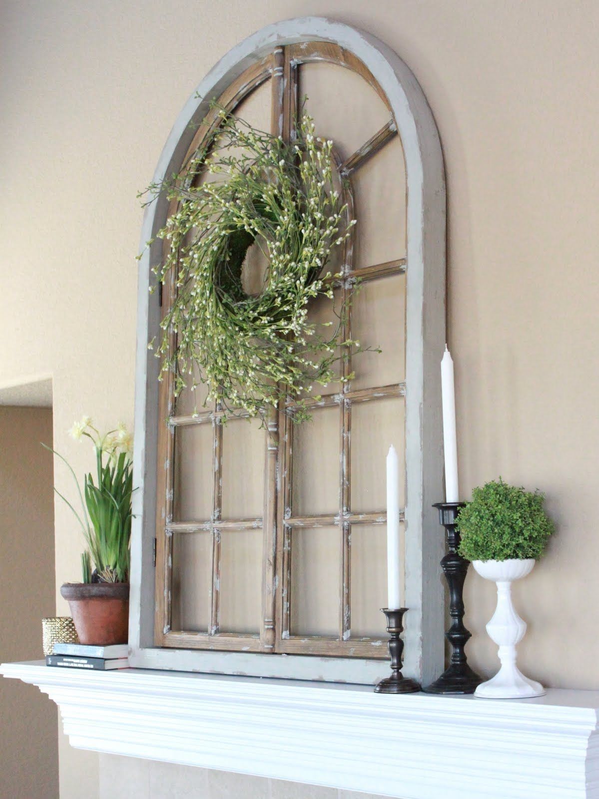 20 Different Ways To Use Old Window Frames, Window Frame Wall Art Regarding Window Frame Wall Art (View 4 of 20)