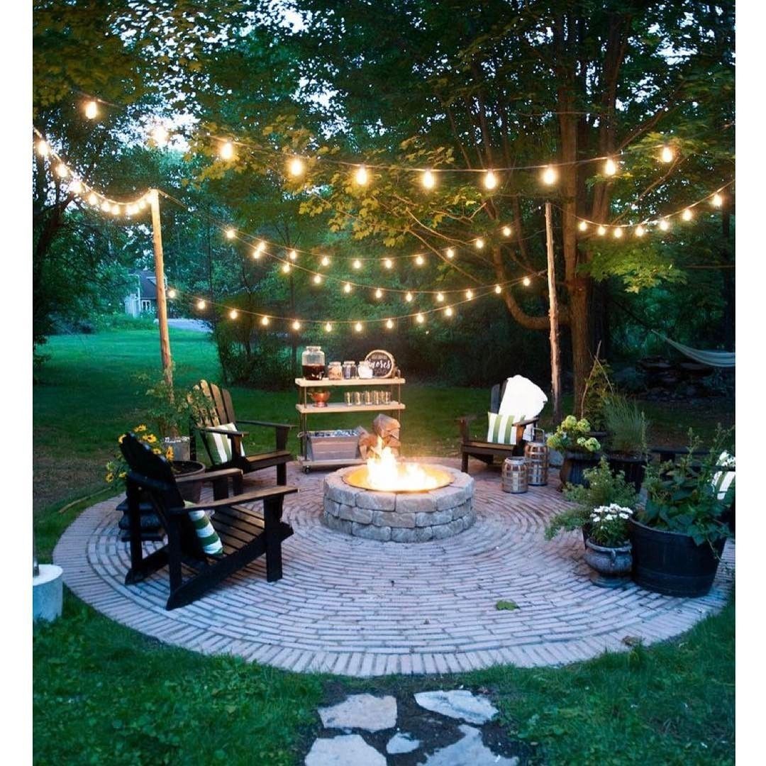 20 Dreamy Ways To Use Outdoor String Lights In Your Backyard In Outdoor String Lanterns (View 8 of 20)