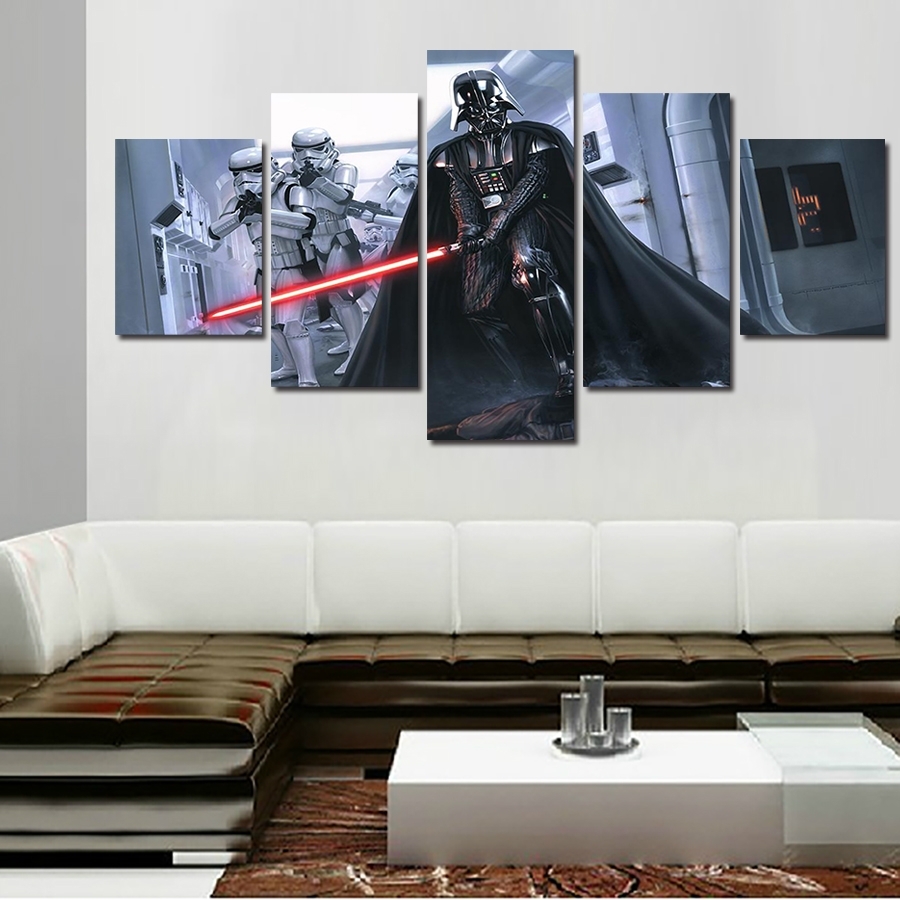 2017 Sale New Fallout Wall Art Unframed Star Wars Darth Vader Pertaining To Darth Vader Wall Art (Photo 1 of 20)