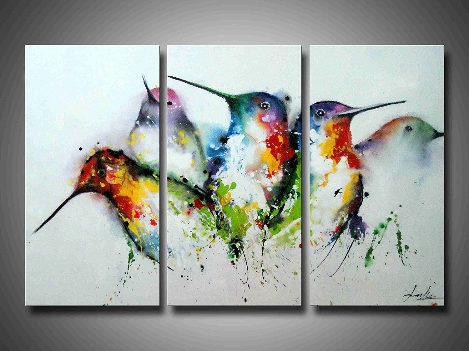 3 Piece Framed Wall Art Bird : Andrews Living Arts – Affordable 3 Pertaining To Bird Framed Canvas Wall Art (Photo 7 of 20)