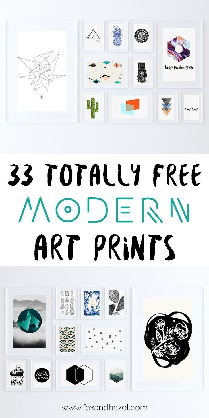 33 Totally Free Modern Art Printables For Your Home | *all Things With Free Printable Wall Art (View 2 of 20)