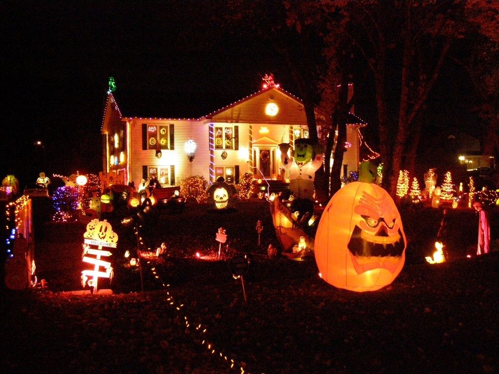 385 That One House On Your Street That Gets Really, Really Into Intended For Outdoor Halloween Lanterns (View 17 of 20)