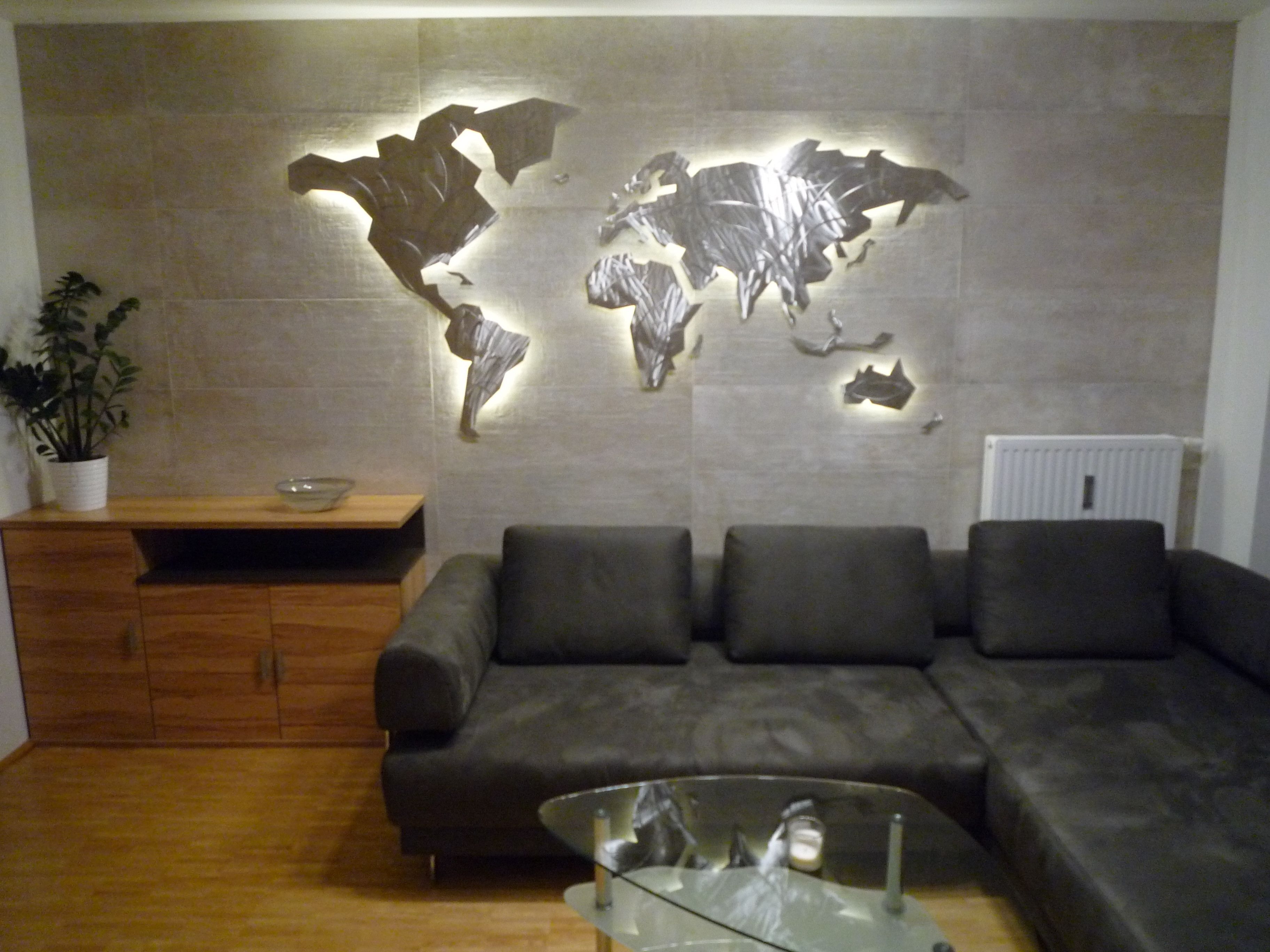 39 Inspirational World Map Wall Art Framed Design Ideas Of Led Wall Regarding World Map Wall Art (Photo 9 of 20)