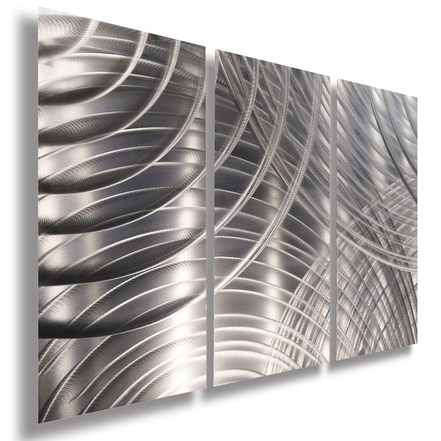 41 Silver Metal Wall Art, Wall Decor Metal Sculpture Throughout Silver Metal Wall Art (View 13 of 20)
