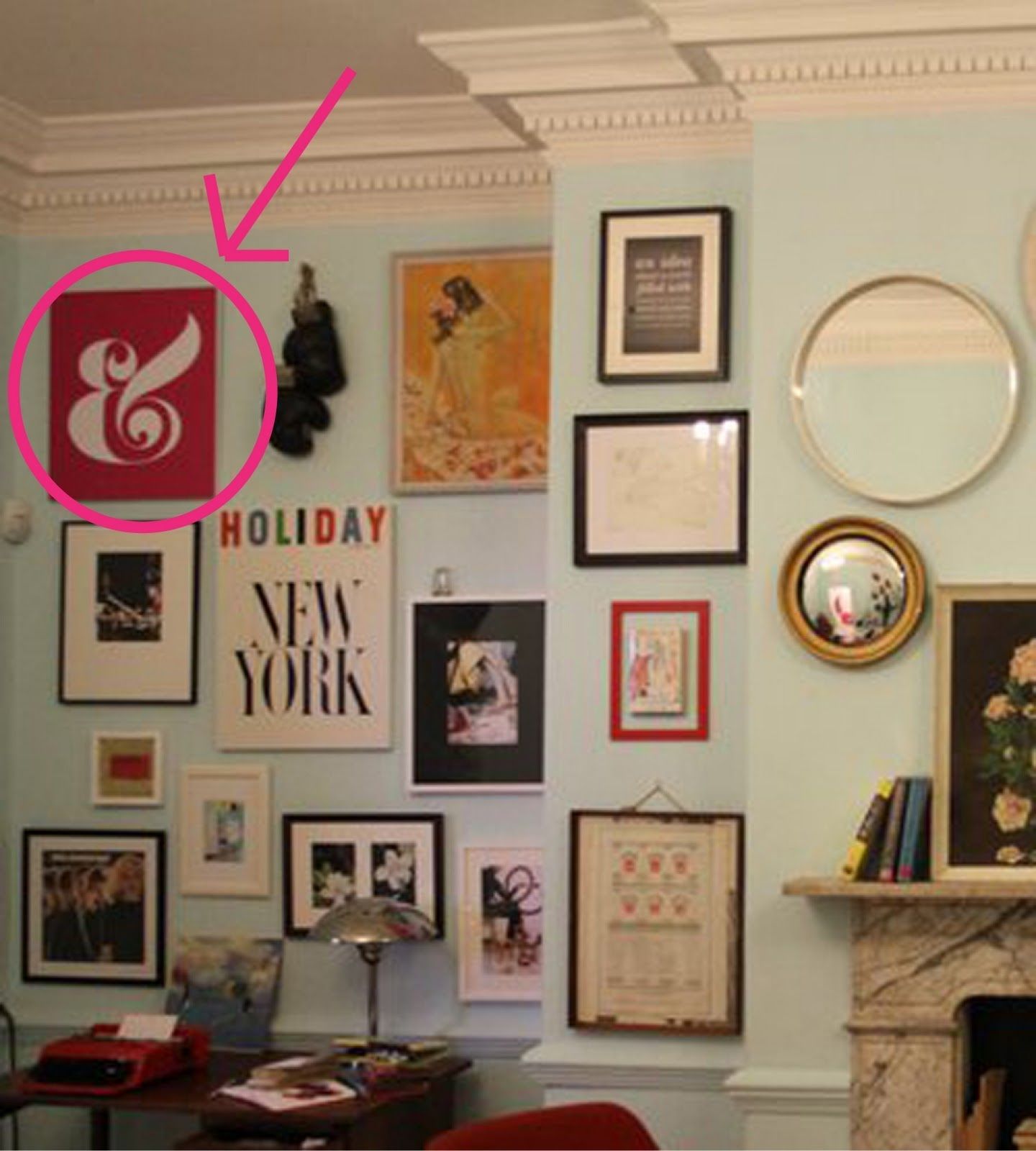 A Home In The Making: {create} Ampersand Wall Art, Kate Spade Wall Throughout Kate Spade Wall Art (View 16 of 20)
