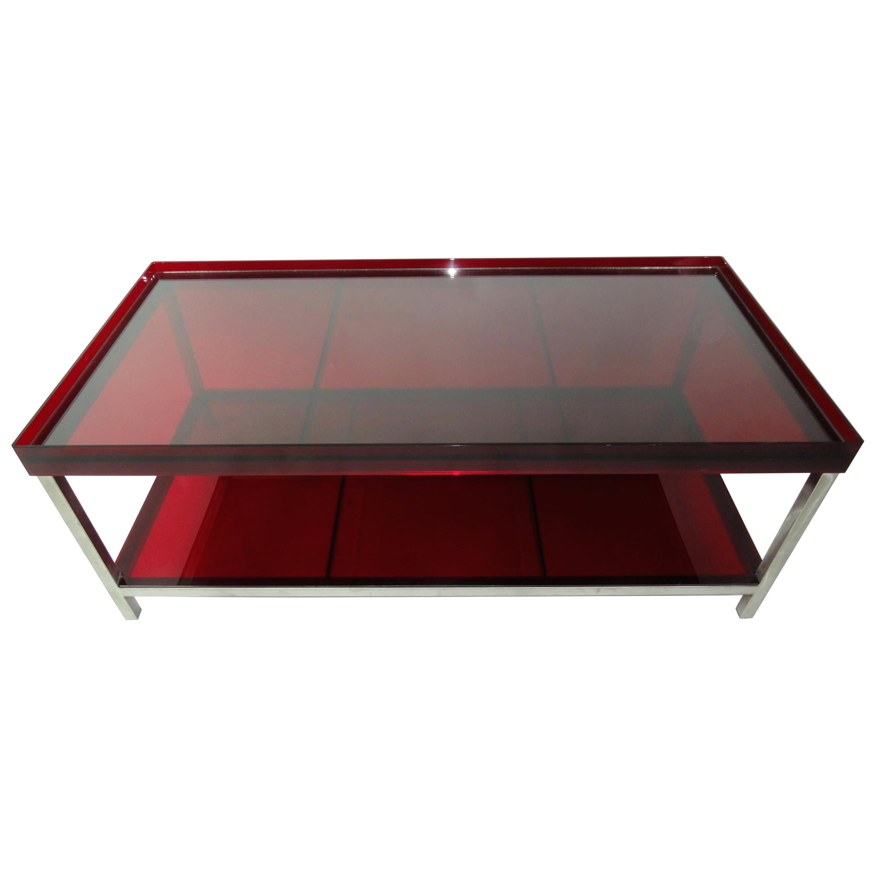 Acrylic Coffee Tables Acrylic Brass Coffee Table Lucite Coffee Throughout Stately Acrylic Coffee Tables (Photo 16 of 30)
