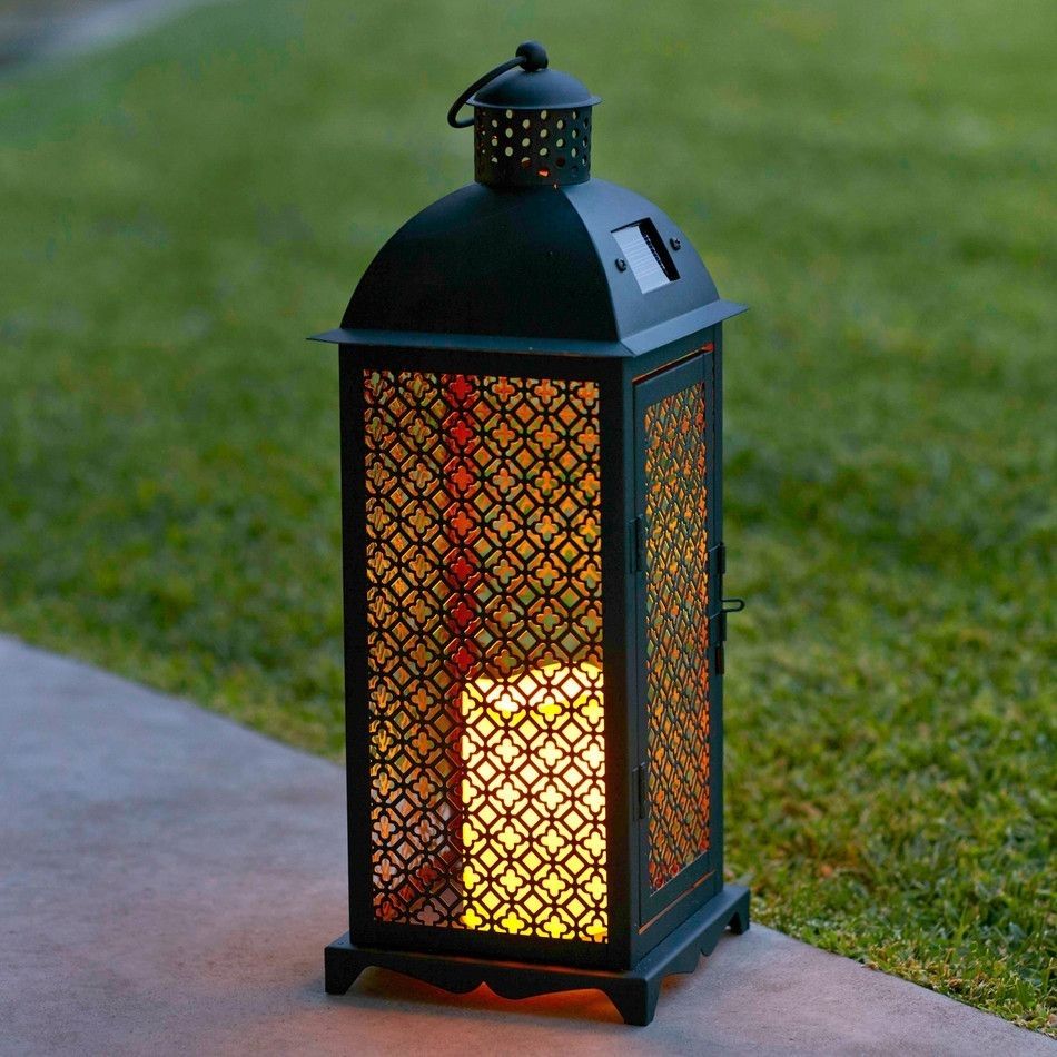 Agadir Garden Solar Lantern | Candle Lanterns And Gardens In Outdoor Solar Lanterns (View 13 of 20)
