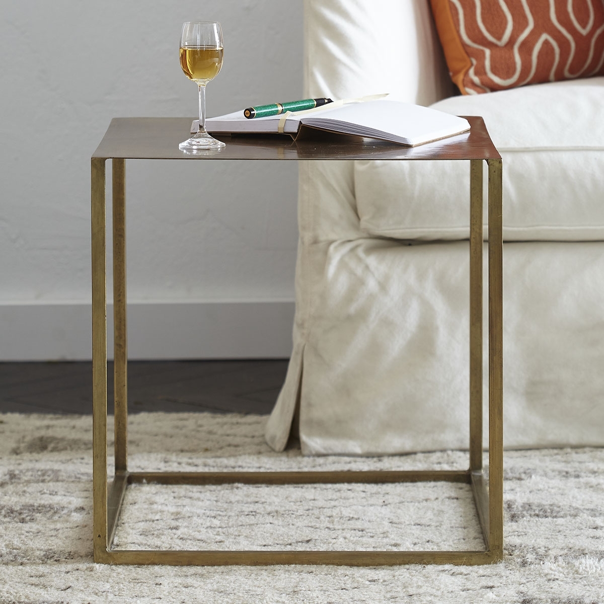 Featured Photo of The Best Aged Iron Cube Tables