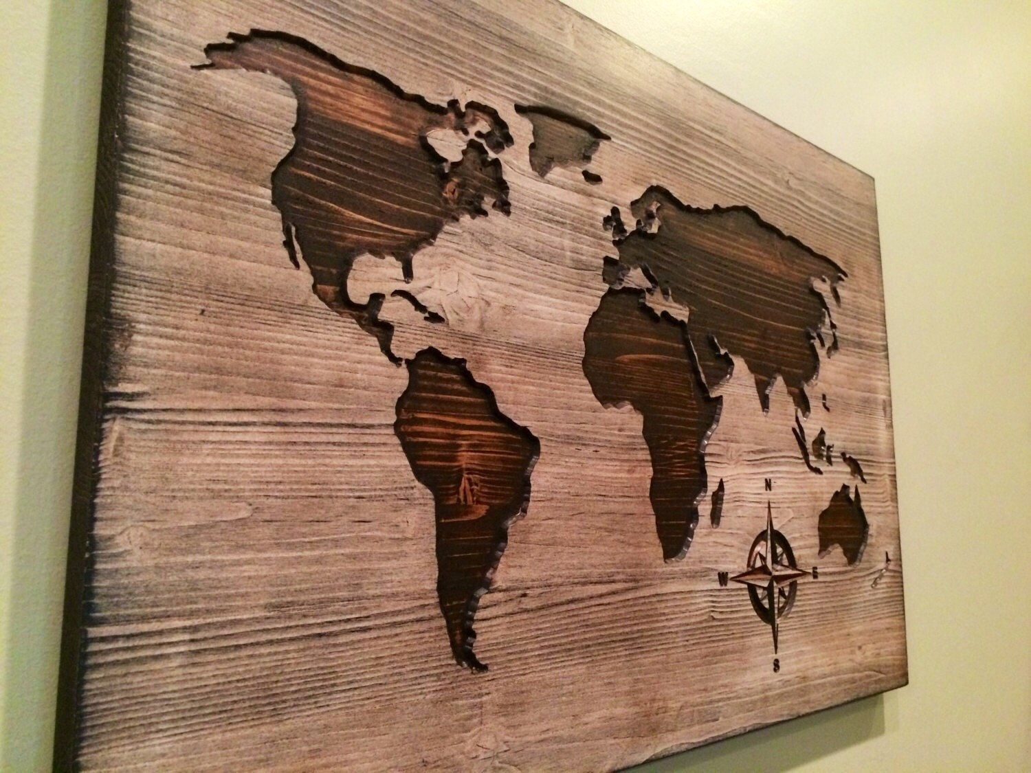 Amazing Decoration World Map Wood Wall Art Clever World – Wall With World Map Wood Wall Art (View 7 of 20)