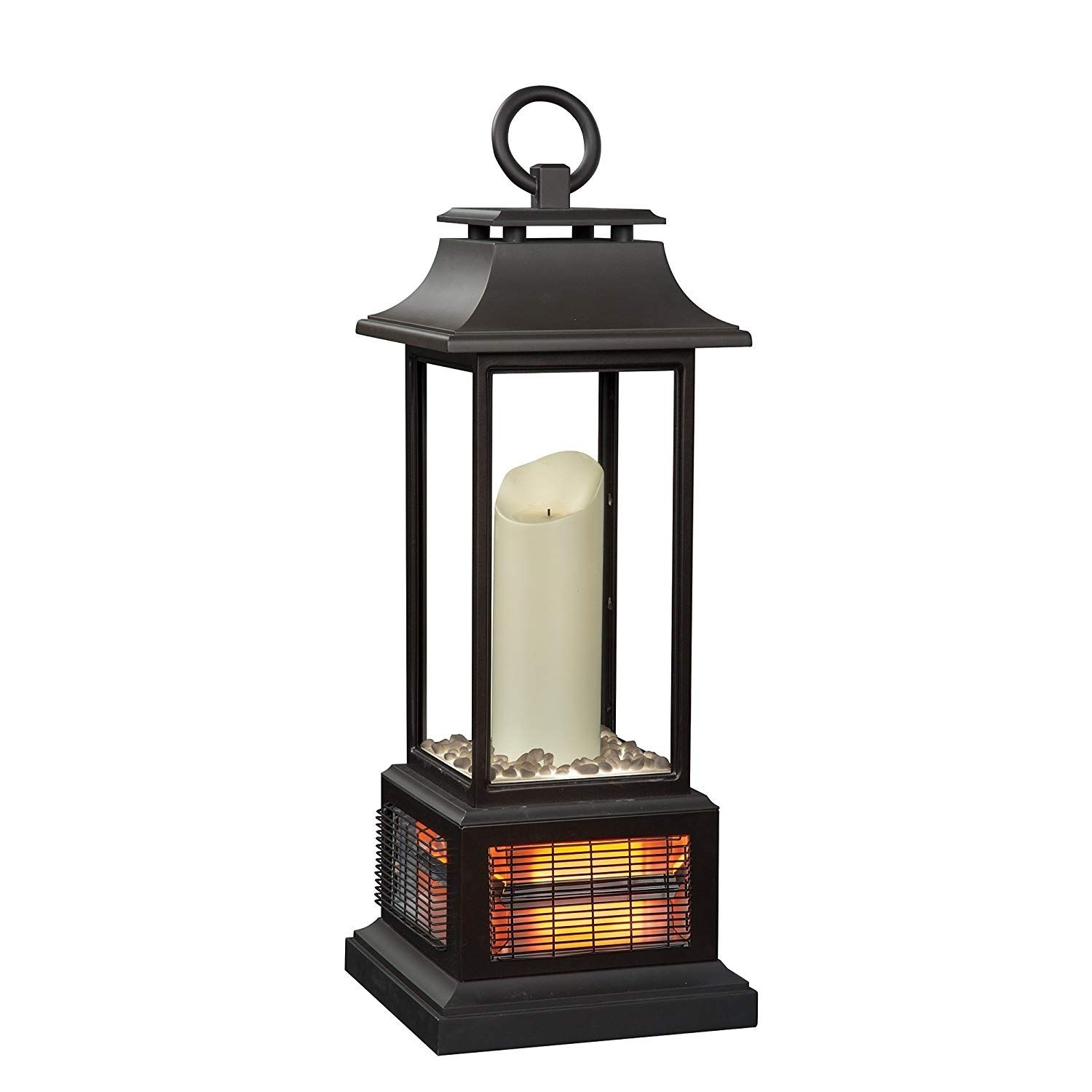 Amazon: 30” Portable Led Electric Flameless Candle Lantern With Pertaining To Large Outdoor Electric Lanterns (View 10 of 20)