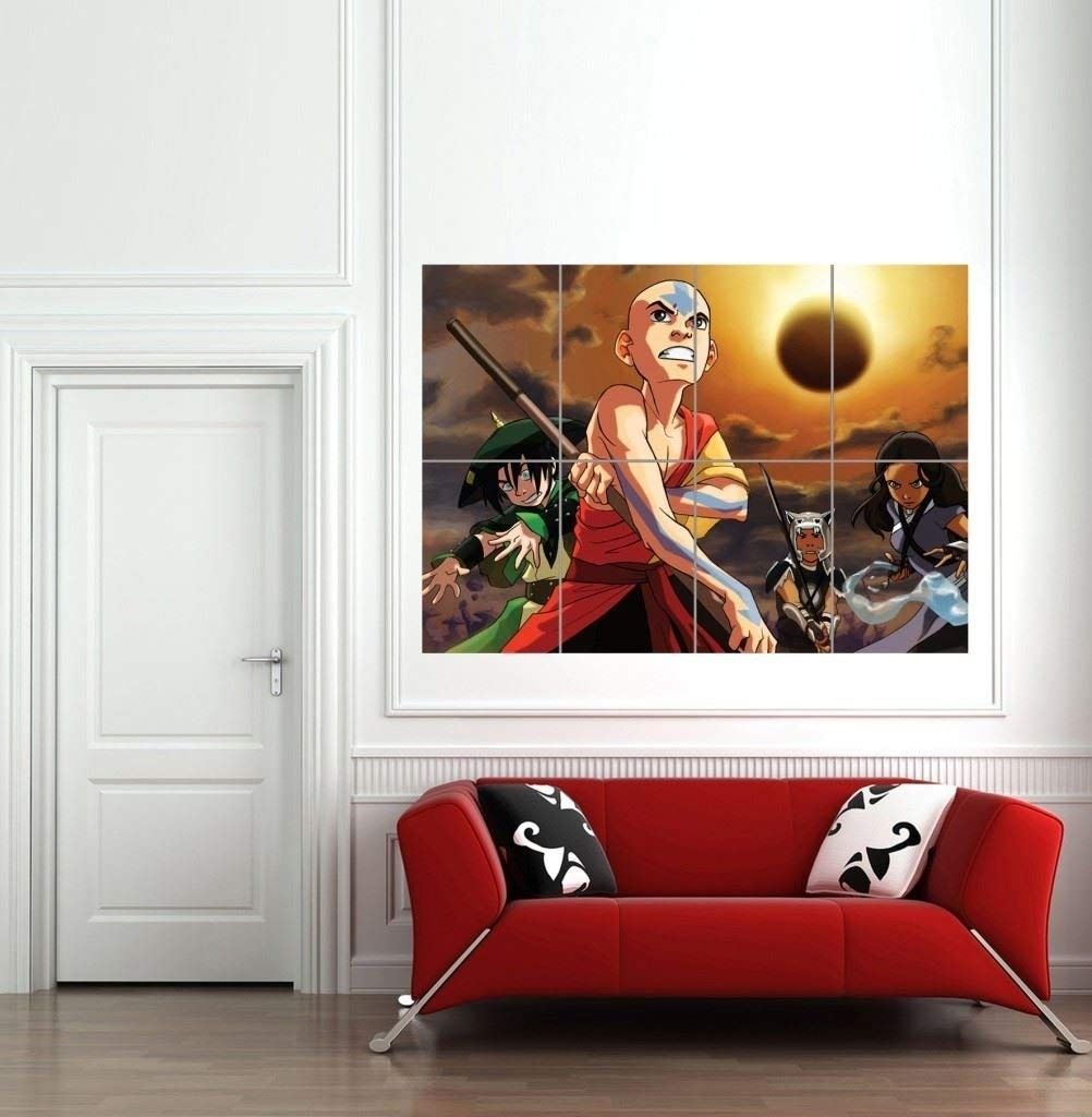 Amazon: Avatar The Last Airbender Giant Wall Art Print Poster Within Giant Wall Art (View 5 of 20)