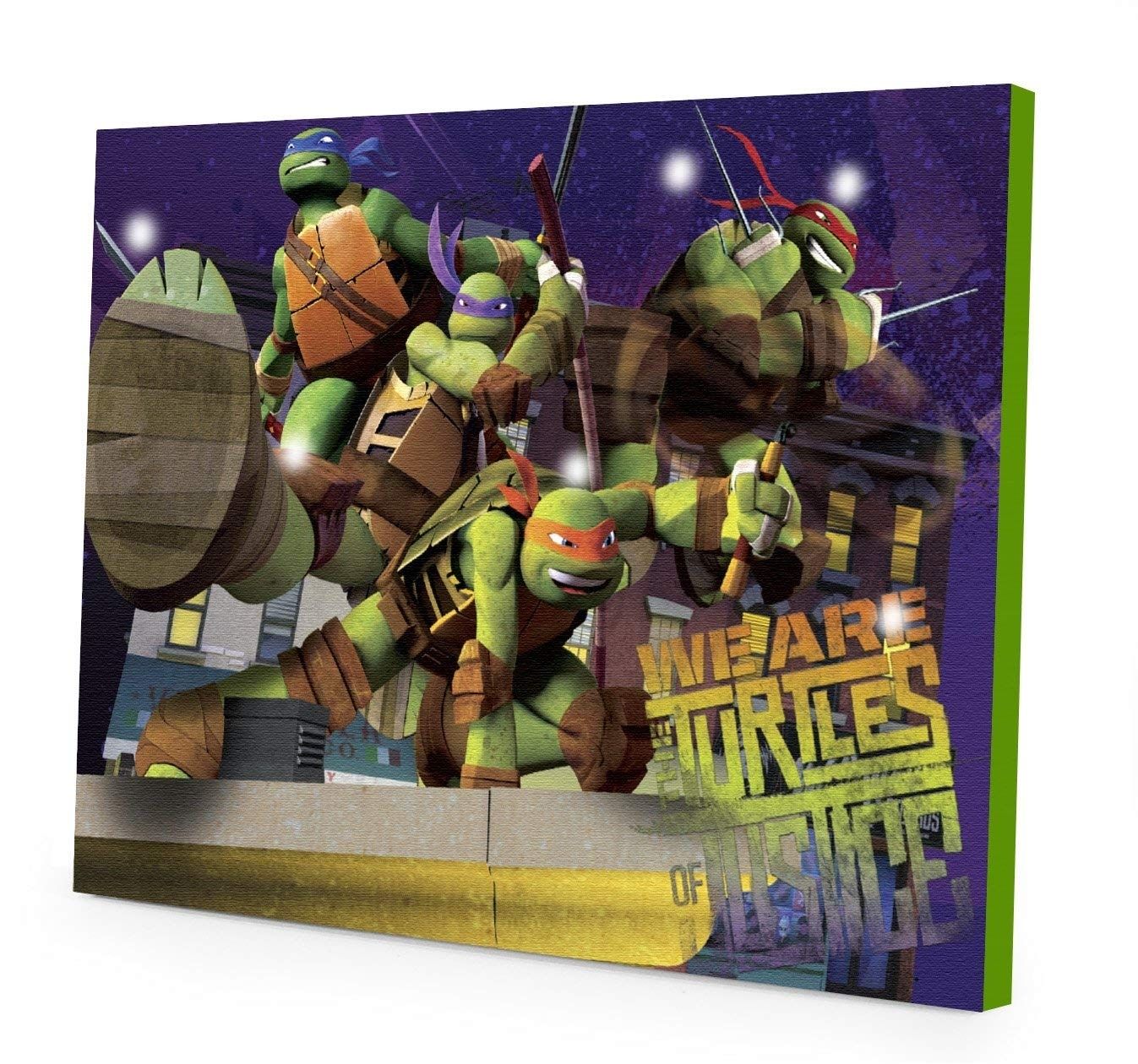 Amazon: Nickelodeon Teenage Mutant Ninja Turtles Led Canvas Wall With Regard To Ninja Turtle Wall Art (View 13 of 20)