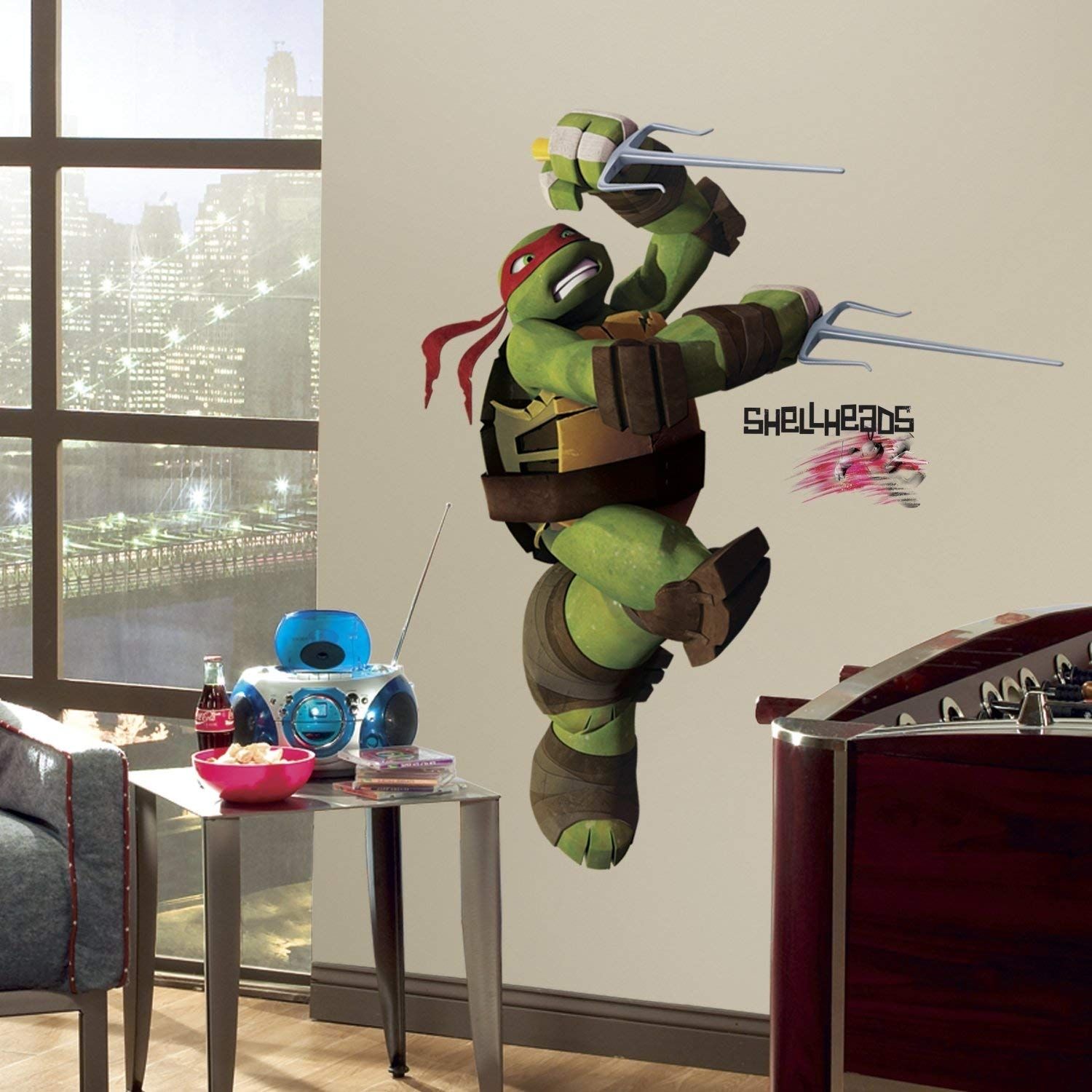 Amazon: Roommates Rmk2251gm Teenage Mutant Ninja Turtles Ralph Inside Ninja Turtle Wall Art (Photo 16 of 20)