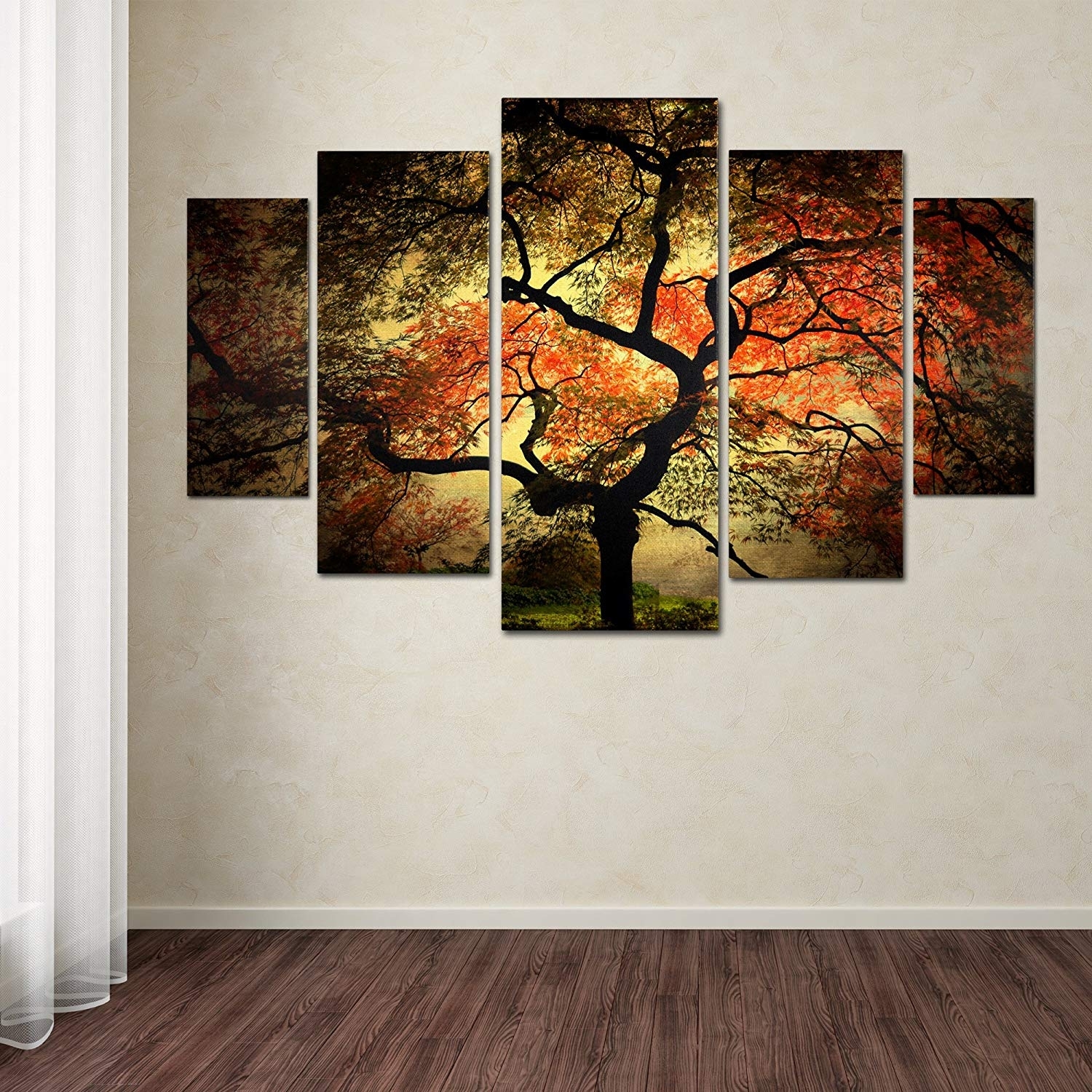 Amazon: Trademark Fine Art "japanese Multi Panel Art Set Throughout Japanese Wall Art (Photo 1 of 20)