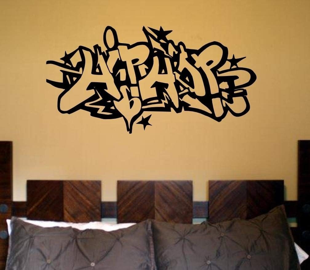 Amazon: Wall Rap Hip Hop Art Large Mural Decal Sticker Gangsta Within Hip Hop Wall Art (View 18 of 20)
